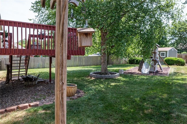 3616 Anchor Ct, Blue Springs, MO 64015 - fenced backyard with a playground