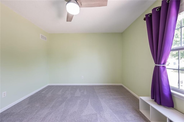 3616 Anchor Ct, Blue Springs, MO 64015 - unfurnished room featuring a ceiling fan and carpet flooring