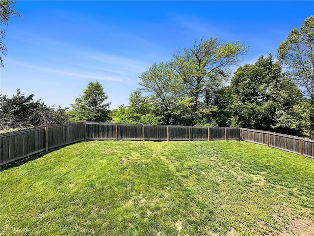 view of yard
