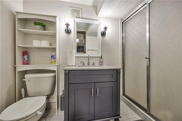 4328 S Brentwood St, Independence, MO 64055 - bathroom with a stall shower, tile patterned floors, and toilet