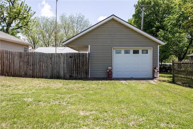 403 S 2nd St, Drexel, MO 64742 - detached garage with driveway