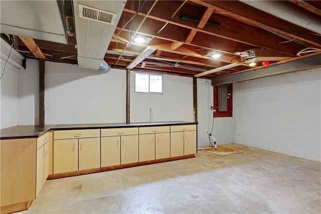 9000 W 104th St, Overland Park, KS 66212 - below grade area featuring visible vents and electric panel