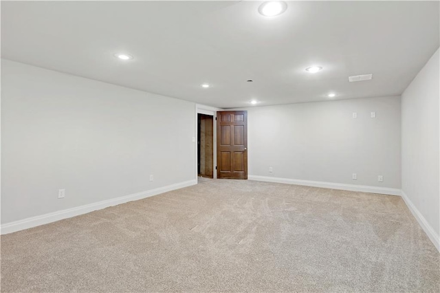 9000 W 104th St, Overland Park, KS 66212 - interior space featuring recessed lighting, baseboards, and light colored carpet