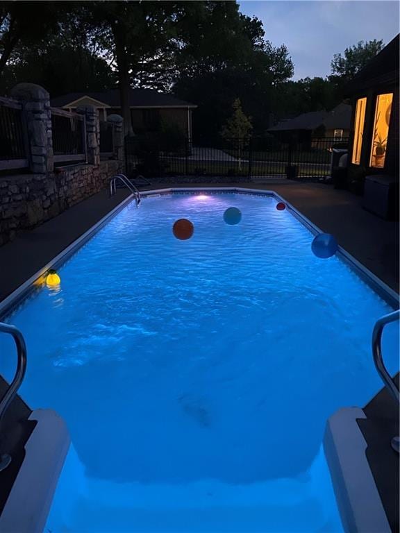 9000 W 104th St, Overland Park, KS 66212 - view of pool featuring a fenced in pool and fence private yard