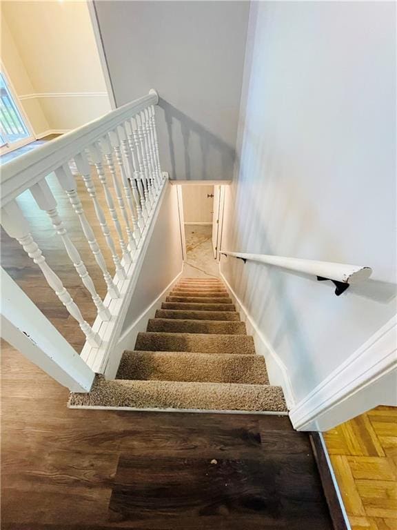 view of staircase