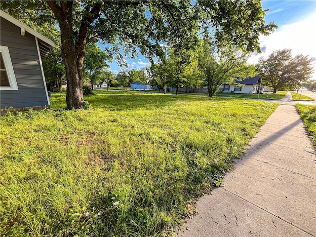 view of yard