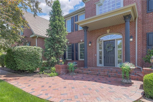 5701 W 148th Pl, Overland Park, KS 66223 - entrance to property with brick siding