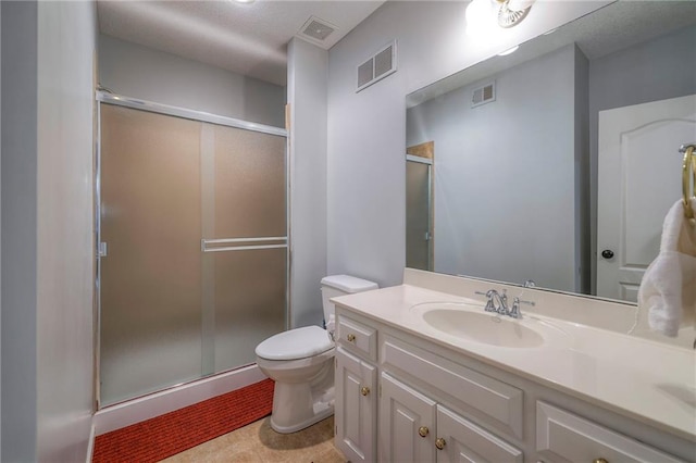 5701 W 148th Pl, Overland Park, KS 66223 - full bathroom with vanity, a stall shower, and tile patterned floors