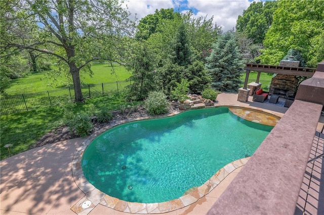 5701 W 148th Pl, Overland Park, KS 66223 - view of pool with a patio area