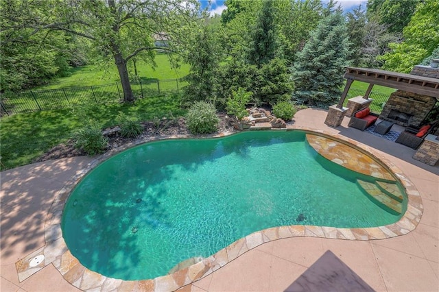 5701 W 148th Pl, Overland Park, KS 66223 - view of pool featuring a patio