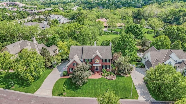 5701 W 148th Pl, Overland Park, KS 66223 - aerial view of property and surrounding area