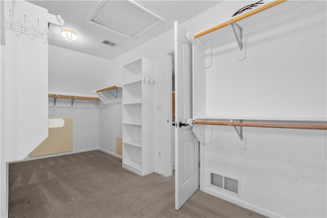 7406 W 145th Ter, Overland Park, KS 66223 - spacious closet featuring carpet flooring and attic access