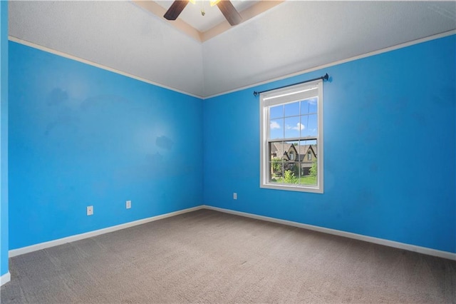 7406 W 145th Ter, Overland Park, KS 66223 - carpeted spare room with ceiling fan, baseboards, and a tray ceiling
