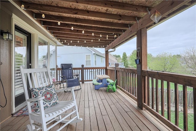 view of deck