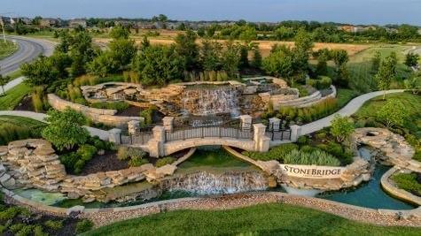 16502 S Stagecoach St, Olathe, KS 66062 - aerial view of property and surrounding area