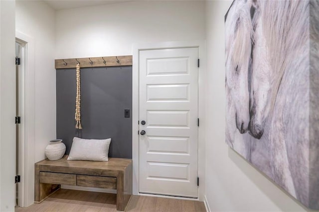 16553 S Stagecoach St, Olathe, KS 66062 - mudroom featuring wood finished floors