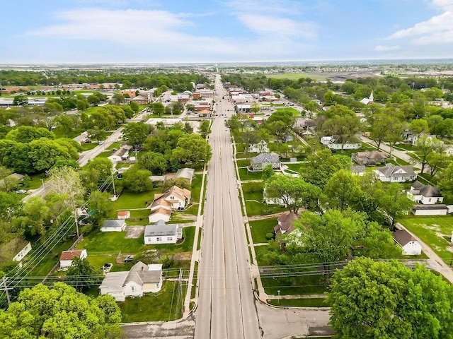 bird's eye view featuring a residential view