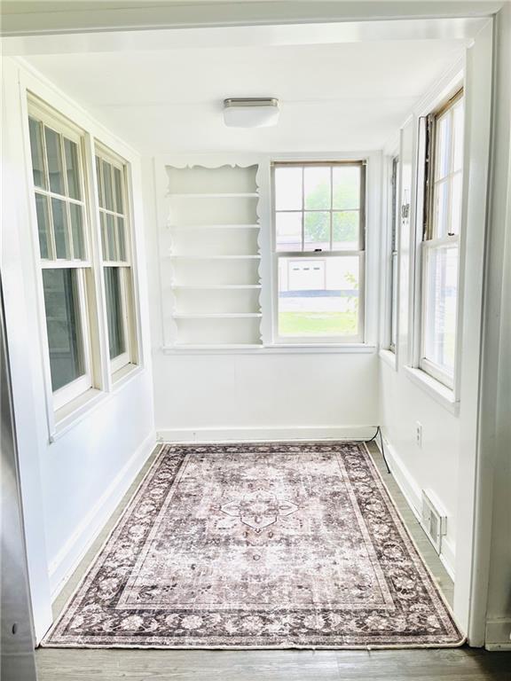 336 E Park St, Olathe, KS 66061 - view of unfurnished sunroom