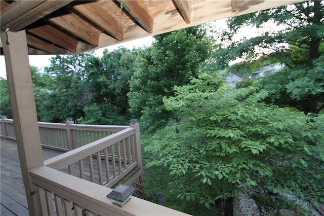 6726 Mill Creek Rd, Shawnee, KS 66217 - view of wooden deck