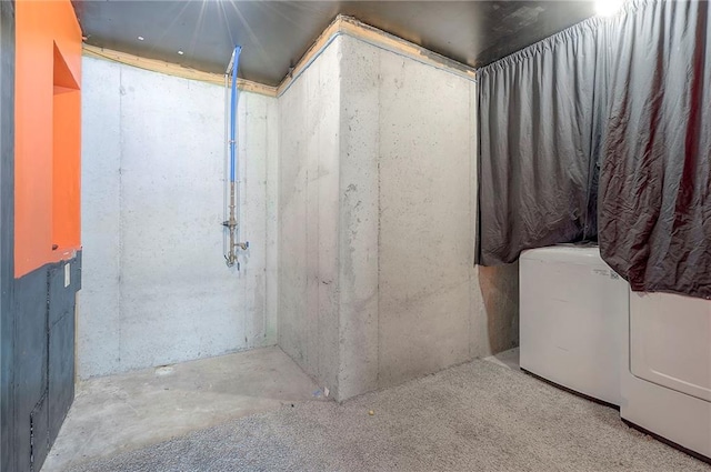 3536 SW Dana Ave E, Lees Summit, MO 64082 - unfinished basement with washer and dryer