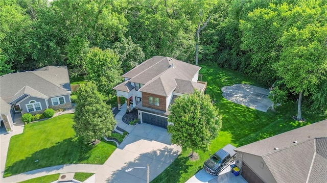 3536 SW Dana Ave E, Lees Summit, MO 64082 - aerial view of property and surrounding area