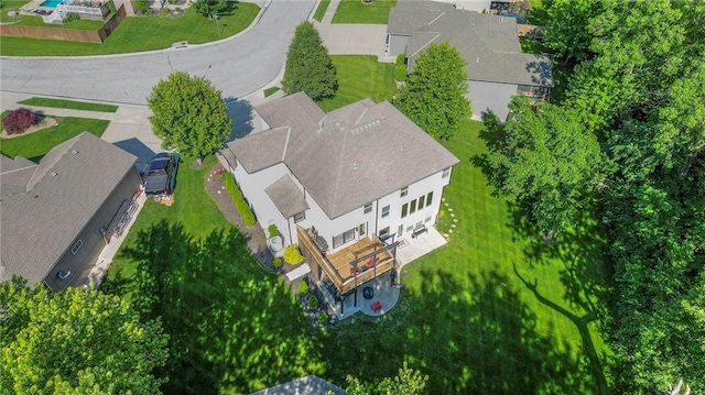 3536 SW Dana Ave E, Lees Summit, MO 64082 - aerial perspective of suburban area
