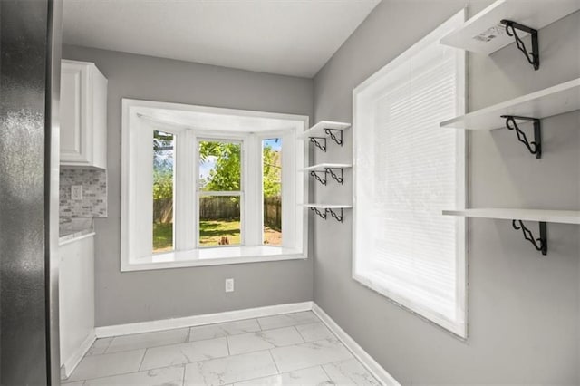 6101 Swope Pkwy, Kansas City, MO 64130 - interior space featuring light marble finish flooring