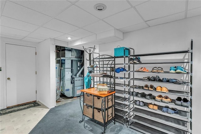 storage with heating unit