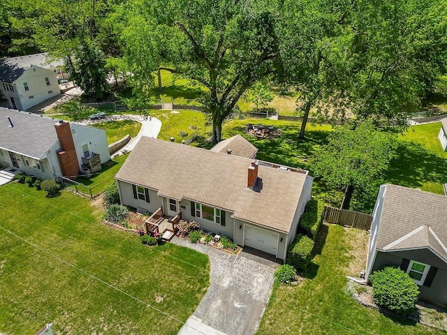 6138 Hadley St, Merriam, KS 66202 - aerial view of property and surrounding area