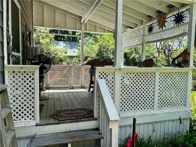 2312 Maple Ave, Leavenworth, KS 66048 - view of wooden deck