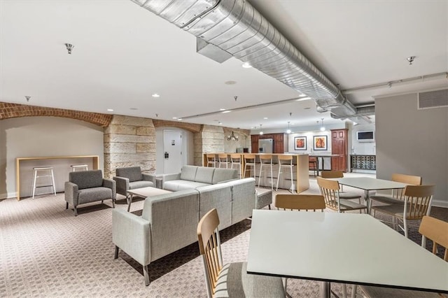 common area with visible vents