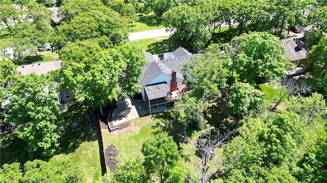 aerial view of property and surrounding area
