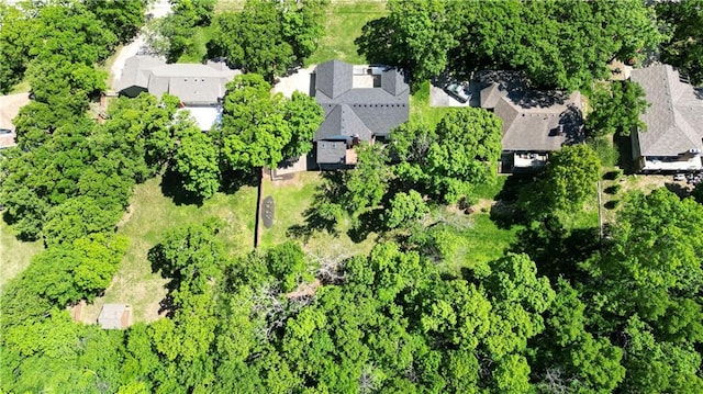 aerial view of residential area