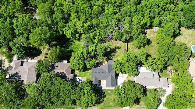 aerial perspective of suburban area