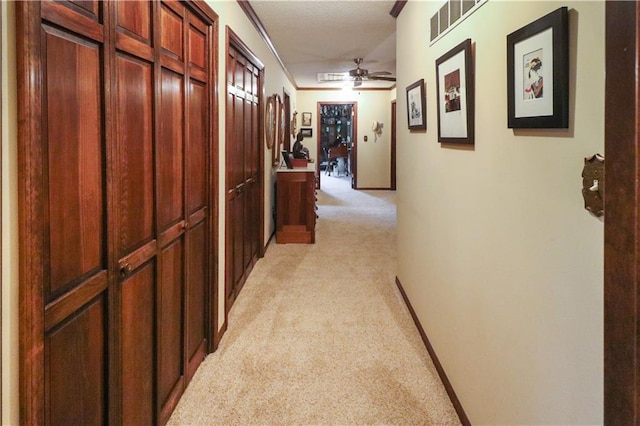 12 Woodland Trl, Warrensburg, MO 64093 - hallway with light carpet and baseboards
