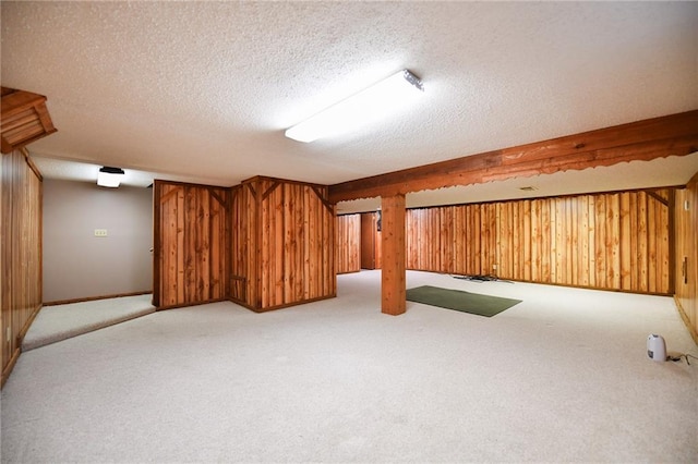 12012 Ensley Ln, Leawood, KS 66209 - finished basement featuring carpet and a textured ceiling