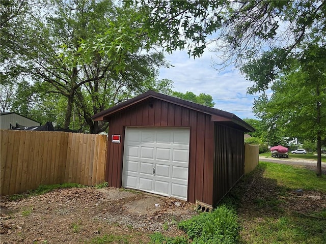 1824 S Grand Ave, Sedalia, MO 65301 - detached garage with fence and driveway