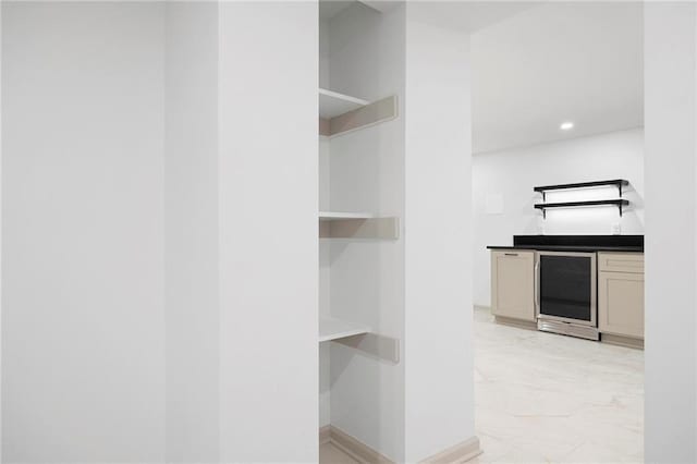 1639 Indiana St, Lawrence, KS 66044 - closet featuring wine cooler