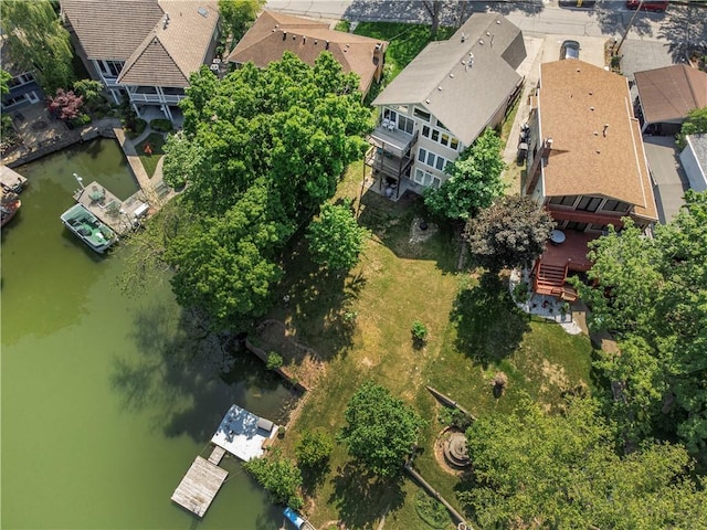 14 Emerald Shore Dr, Lake Tapawingo, MO 64015 - aerial view of property's location with a large body of water