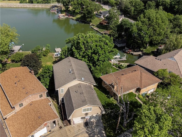 14 Emerald Shore Dr, Lake Tapawingo, MO 64015 - aerial view of residential area with a large body of water