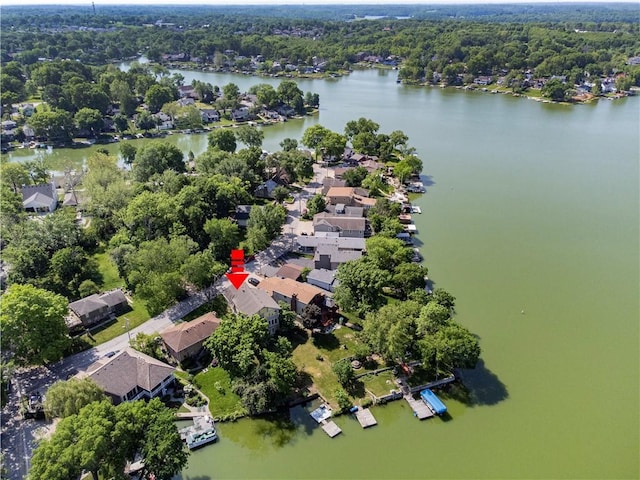 14 Emerald Shore Dr, Lake Tapawingo, MO 64015 - view of property location featuring a nearby body of water and nearby suburban area