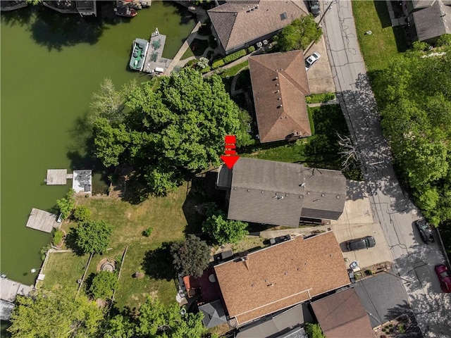 14 Emerald Shore Dr, Lake Tapawingo, MO 64015 - aerial view of property's location with a large body of water