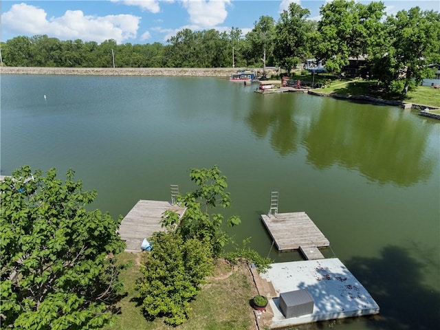 14 Emerald Shore Dr, Lake Tapawingo, MO 64015 - dock featuring a water view
