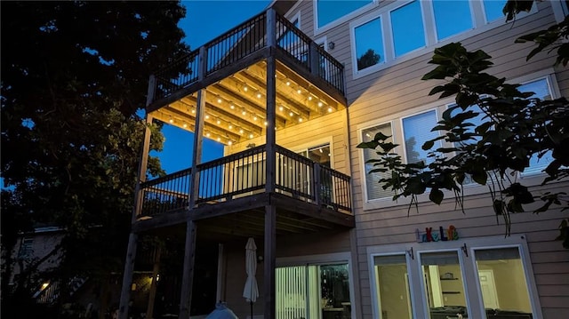 14 Emerald Shore Dr, Lake Tapawingo, MO 64015 - view of home's exterior featuring a balcony