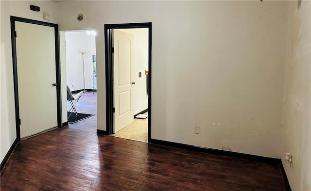 8480 NW High St Unit B, Amsterdam, MO 64723 - empty room featuring baseboards and wood finished floors