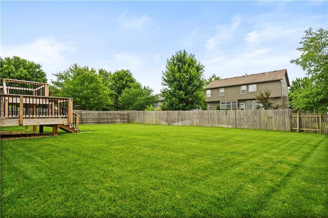 18461 W 157th St, Olathe, KS 66062 - fenced backyard featuring a deck