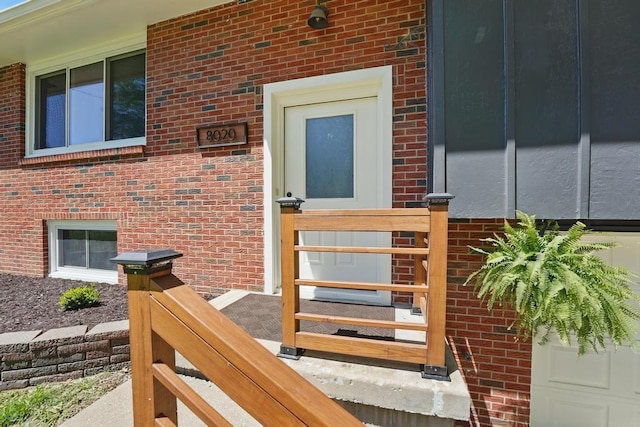 8020 Yecker Ave, Kansas City, KS 66109 - entrance to property featuring brick siding
