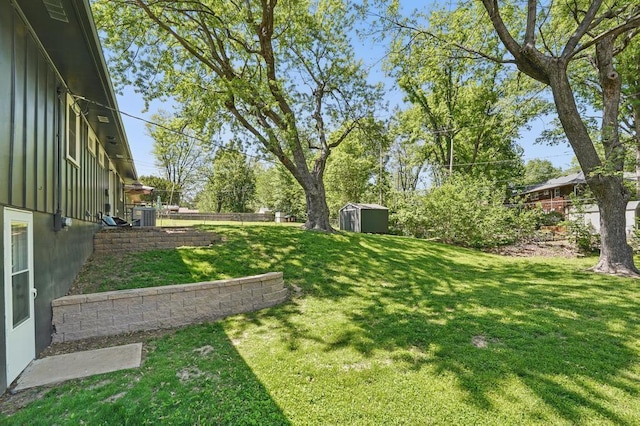 8020 Yecker Ave, Kansas City, KS 66109 - view of yard with a storage shed and an outdoor structure