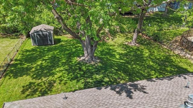 8020 Yecker Ave, Kansas City, KS 66109 - view of yard with a shed and an outdoor structure