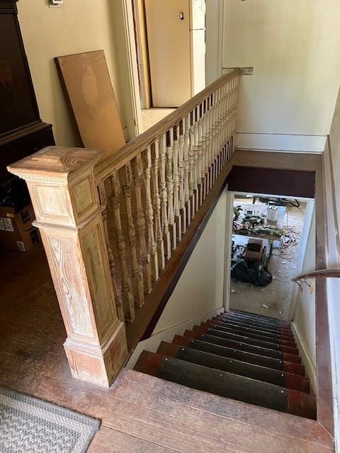 view of stairs